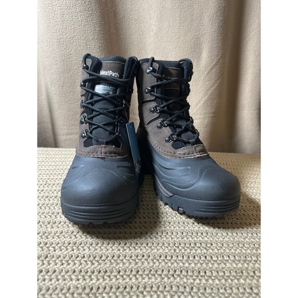 NextPath Other - NextPath Mens 7 Waterproof Winter Snow Boots 3M Thinsulate Insulated Brown Black